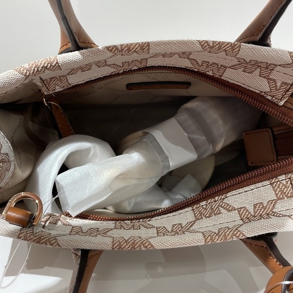 Michael Kors Mirella Small Logo Jacquard Crossbody Bag - Picture 6 of 10